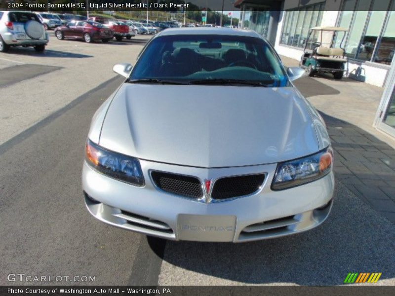 Liquid Silver Metallic / Dark Pewter 2004 Pontiac Bonneville SE