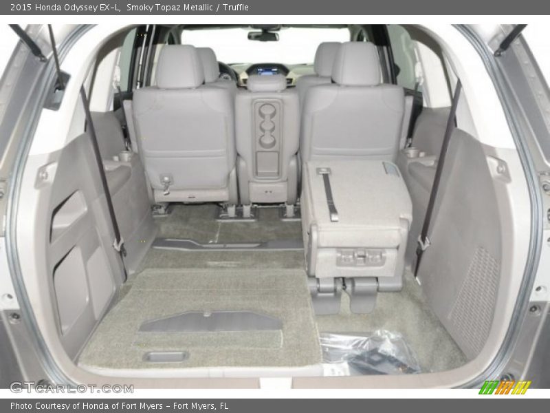 Smoky Topaz Metallic / Truffle 2015 Honda Odyssey EX-L