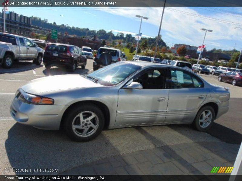 Liquid Silver Metallic / Dark Pewter 2004 Pontiac Bonneville SE
