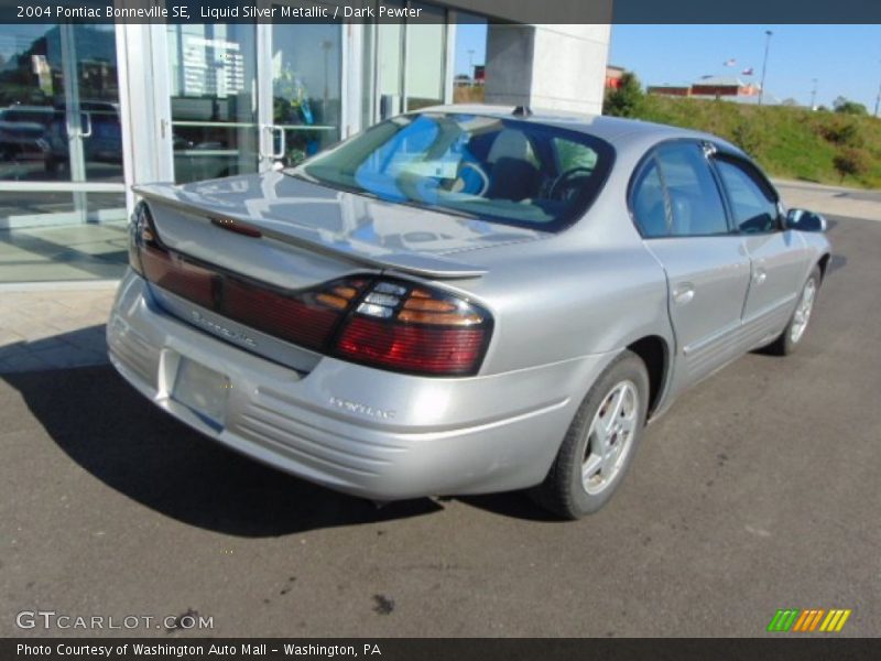 Liquid Silver Metallic / Dark Pewter 2004 Pontiac Bonneville SE