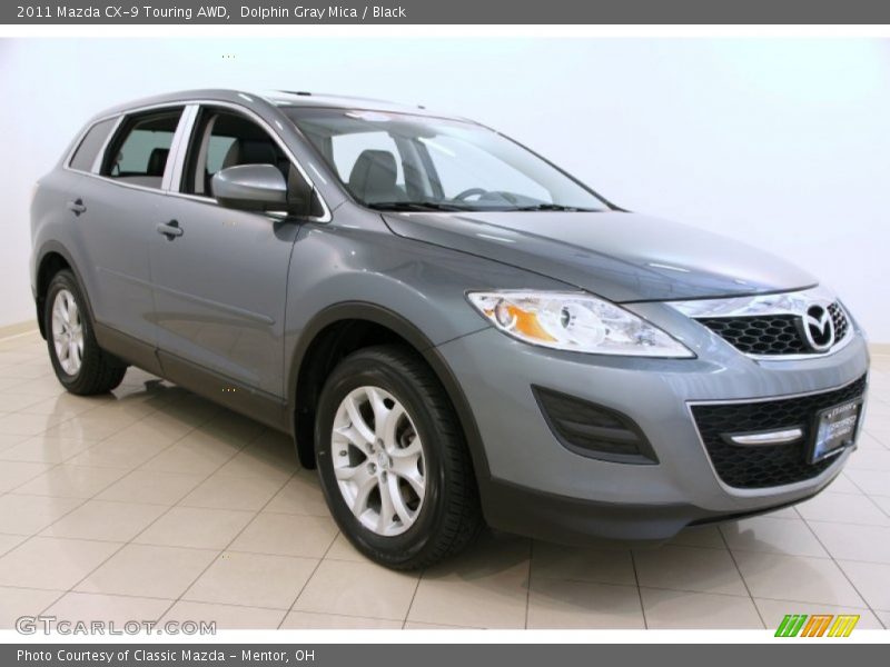 Dolphin Gray Mica / Black 2011 Mazda CX-9 Touring AWD
