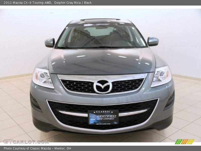 Dolphin Gray Mica / Black 2011 Mazda CX-9 Touring AWD