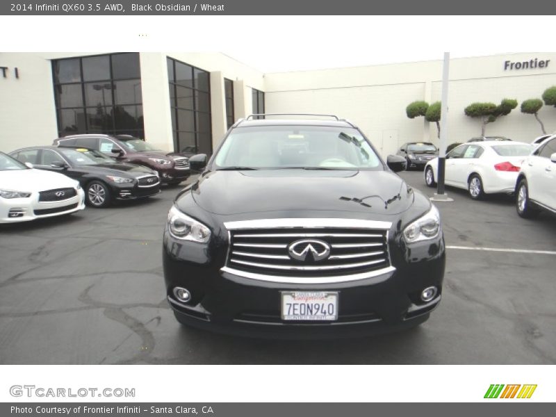 Black Obsidian / Wheat 2014 Infiniti QX60 3.5 AWD