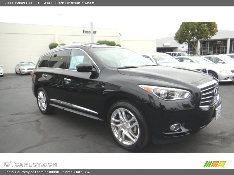 Black Obsidian / Wheat 2014 Infiniti QX60 3.5 AWD