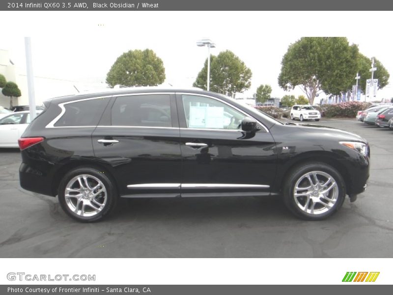 Black Obsidian / Wheat 2014 Infiniti QX60 3.5 AWD