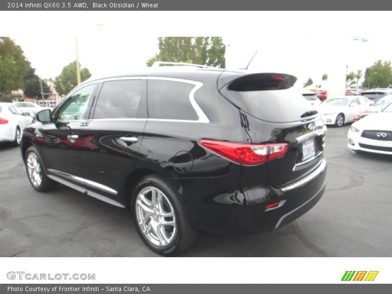 Black Obsidian / Wheat 2014 Infiniti QX60 3.5 AWD
