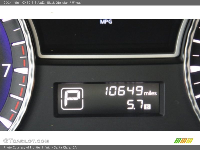 Black Obsidian / Wheat 2014 Infiniti QX60 3.5 AWD