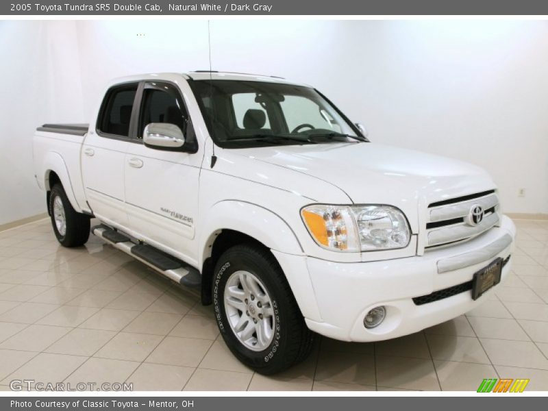 Natural White / Dark Gray 2005 Toyota Tundra SR5 Double Cab