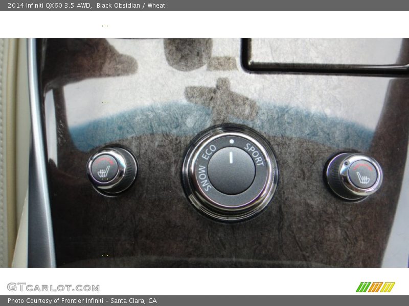 Black Obsidian / Wheat 2014 Infiniti QX60 3.5 AWD