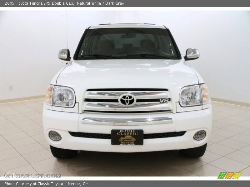 Natural White / Dark Gray 2005 Toyota Tundra SR5 Double Cab