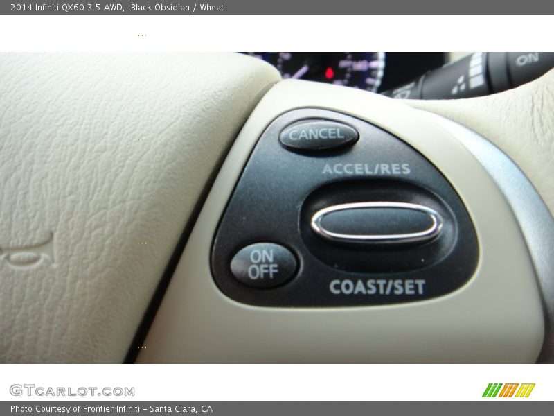 Black Obsidian / Wheat 2014 Infiniti QX60 3.5 AWD