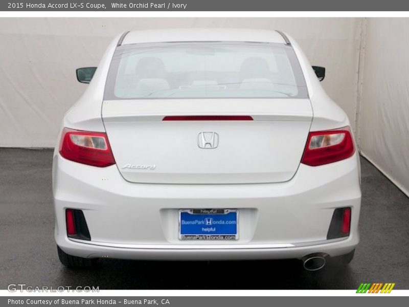 White Orchid Pearl / Ivory 2015 Honda Accord LX-S Coupe