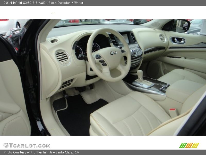 Black Obsidian / Wheat 2014 Infiniti QX60 3.5 AWD