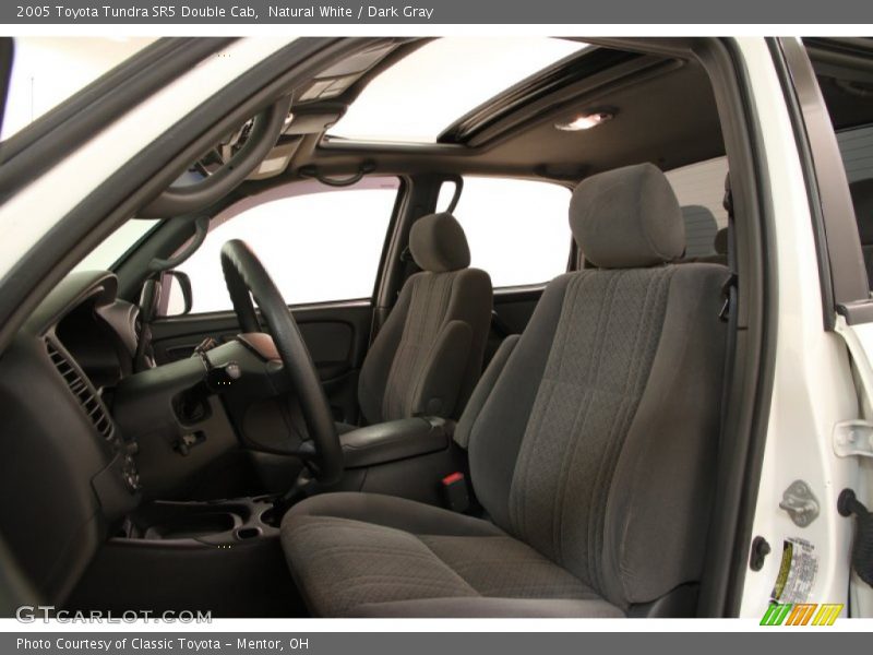Natural White / Dark Gray 2005 Toyota Tundra SR5 Double Cab