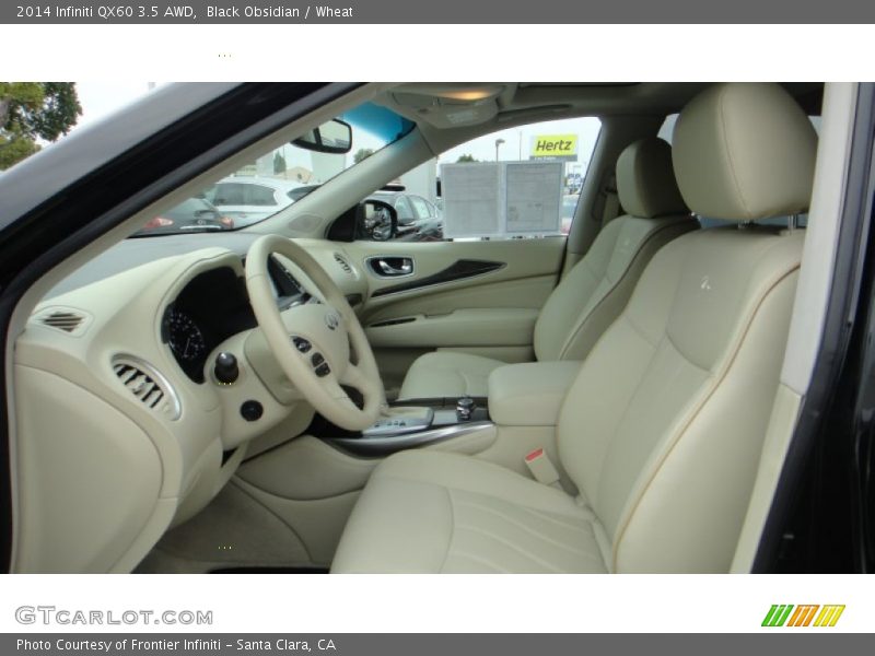 Black Obsidian / Wheat 2014 Infiniti QX60 3.5 AWD