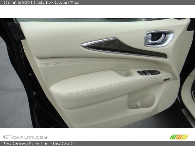 Black Obsidian / Wheat 2014 Infiniti QX60 3.5 AWD