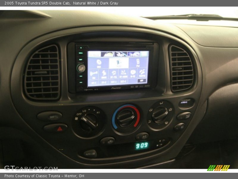 Natural White / Dark Gray 2005 Toyota Tundra SR5 Double Cab