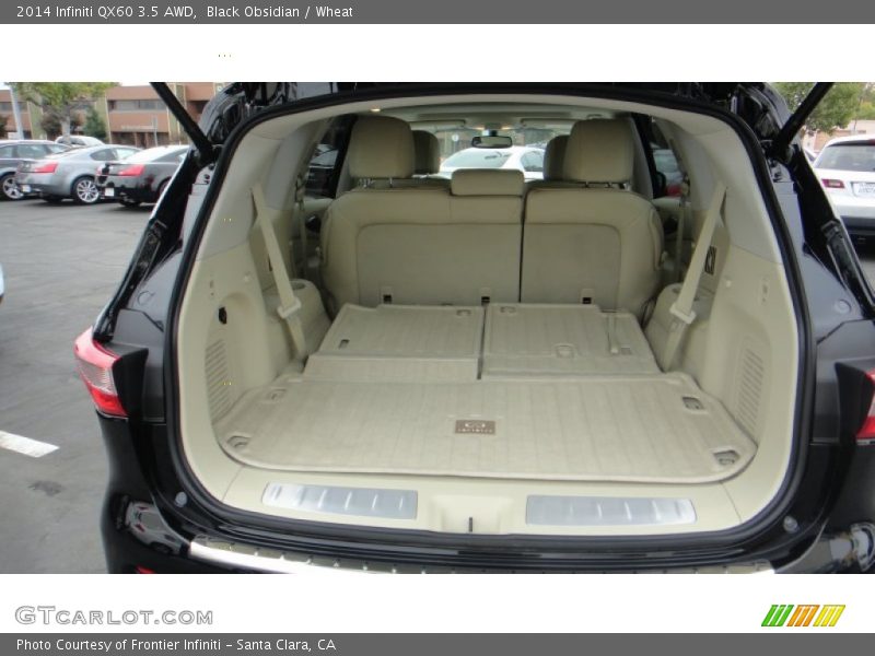 Black Obsidian / Wheat 2014 Infiniti QX60 3.5 AWD