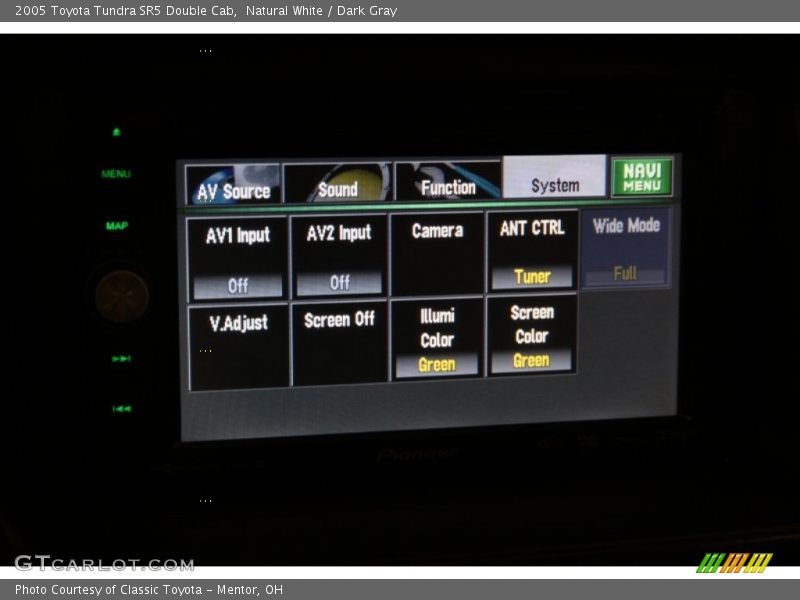 Natural White / Dark Gray 2005 Toyota Tundra SR5 Double Cab