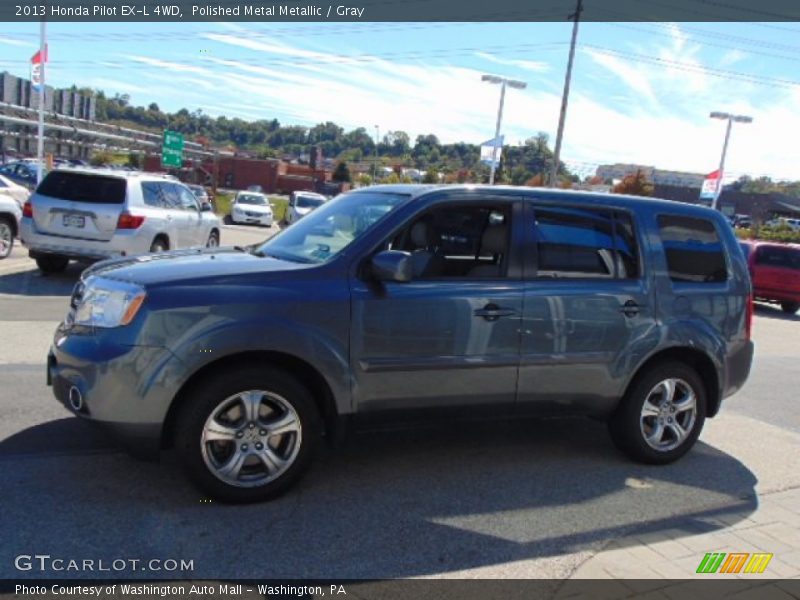 Polished Metal Metallic / Gray 2013 Honda Pilot EX-L 4WD