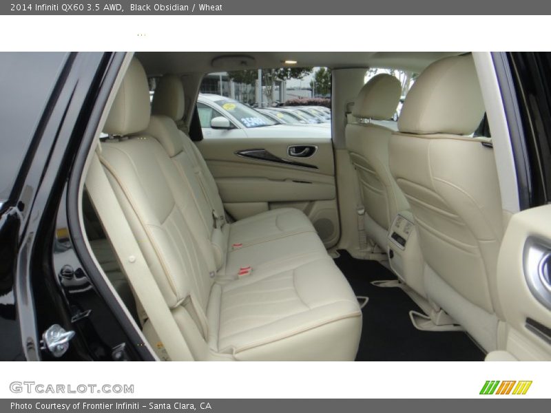 Black Obsidian / Wheat 2014 Infiniti QX60 3.5 AWD