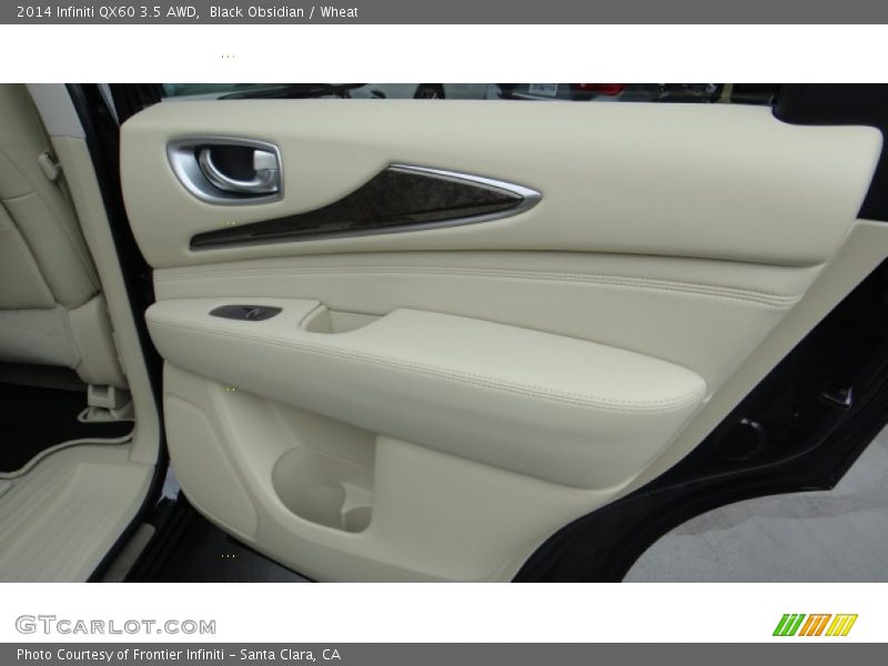 Black Obsidian / Wheat 2014 Infiniti QX60 3.5 AWD