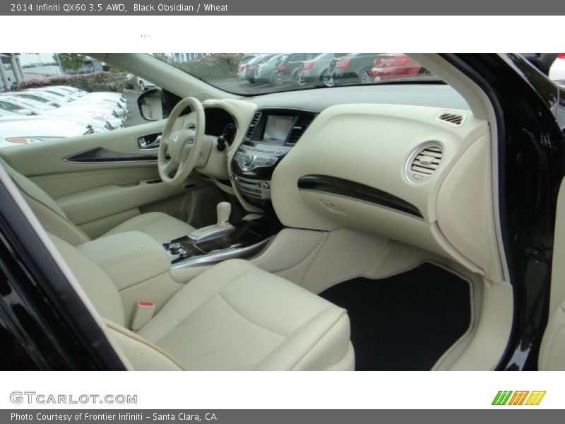 Black Obsidian / Wheat 2014 Infiniti QX60 3.5 AWD