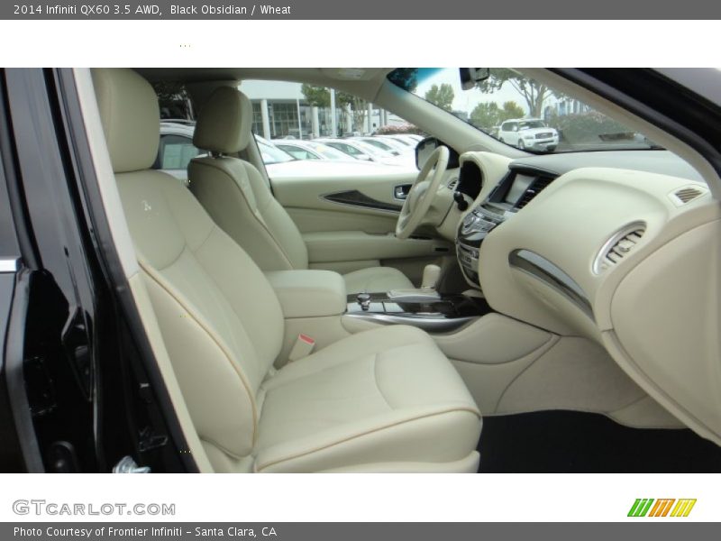 Black Obsidian / Wheat 2014 Infiniti QX60 3.5 AWD