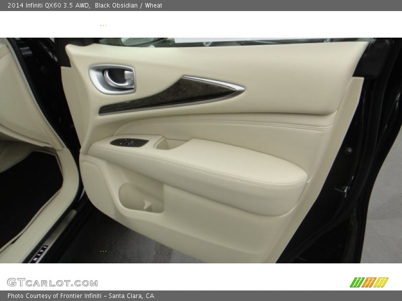Black Obsidian / Wheat 2014 Infiniti QX60 3.5 AWD