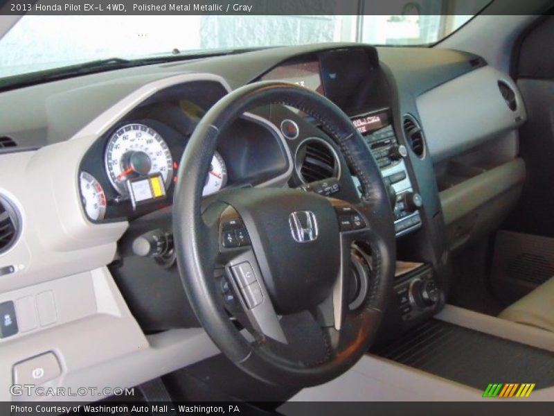 Polished Metal Metallic / Gray 2013 Honda Pilot EX-L 4WD