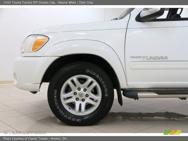 Natural White / Dark Gray 2005 Toyota Tundra SR5 Double Cab