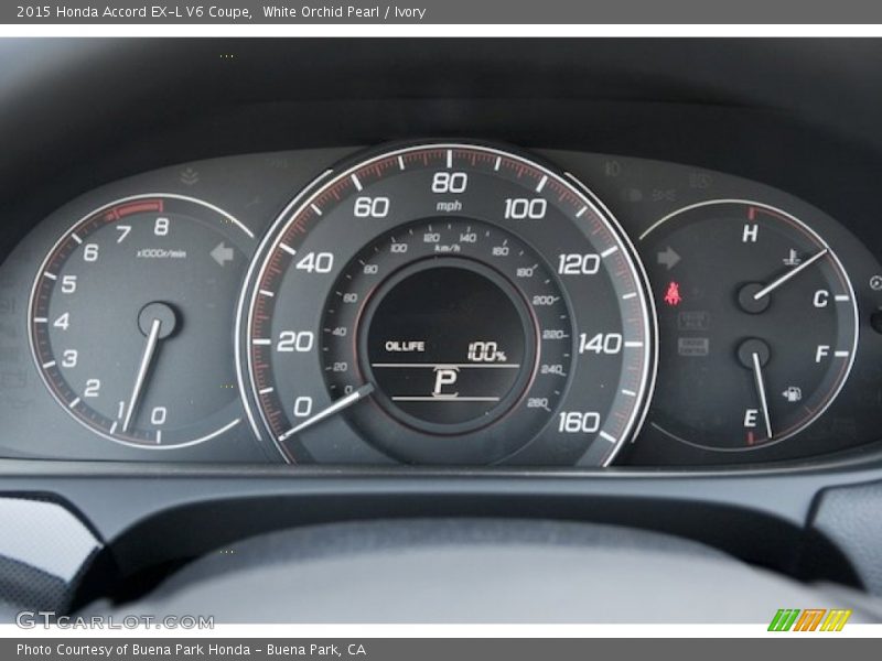 White Orchid Pearl / Ivory 2015 Honda Accord EX-L V6 Coupe