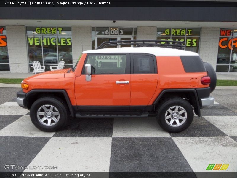 Magma Orange / Dark Charcoal 2014 Toyota FJ Cruiser 4WD
