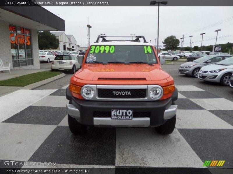 Magma Orange / Dark Charcoal 2014 Toyota FJ Cruiser 4WD
