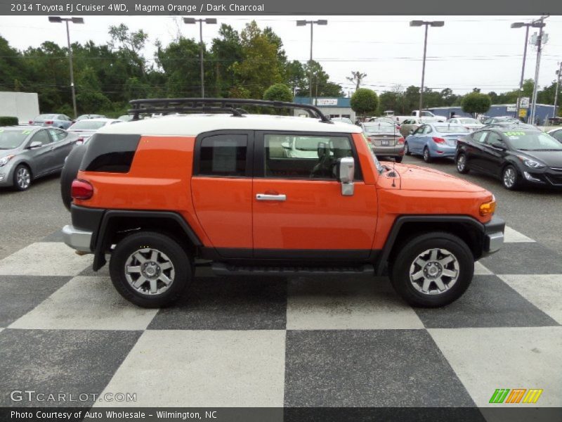 Magma Orange / Dark Charcoal 2014 Toyota FJ Cruiser 4WD