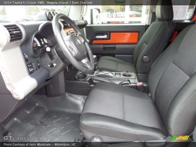 Magma Orange / Dark Charcoal 2014 Toyota FJ Cruiser 4WD