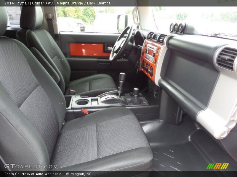 Magma Orange / Dark Charcoal 2014 Toyota FJ Cruiser 4WD