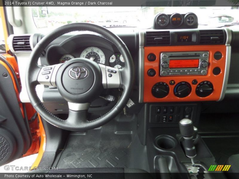 Magma Orange / Dark Charcoal 2014 Toyota FJ Cruiser 4WD