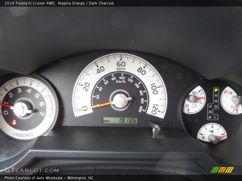 Magma Orange / Dark Charcoal 2014 Toyota FJ Cruiser 4WD