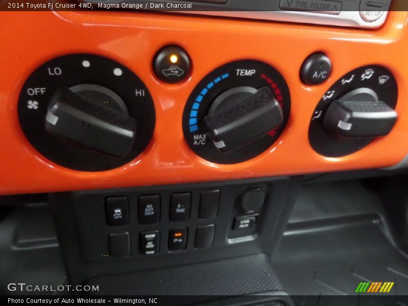 Magma Orange / Dark Charcoal 2014 Toyota FJ Cruiser 4WD