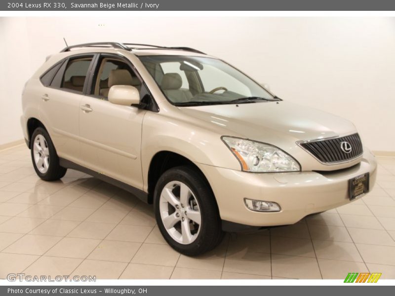 Savannah Beige Metallic / Ivory 2004 Lexus RX 330