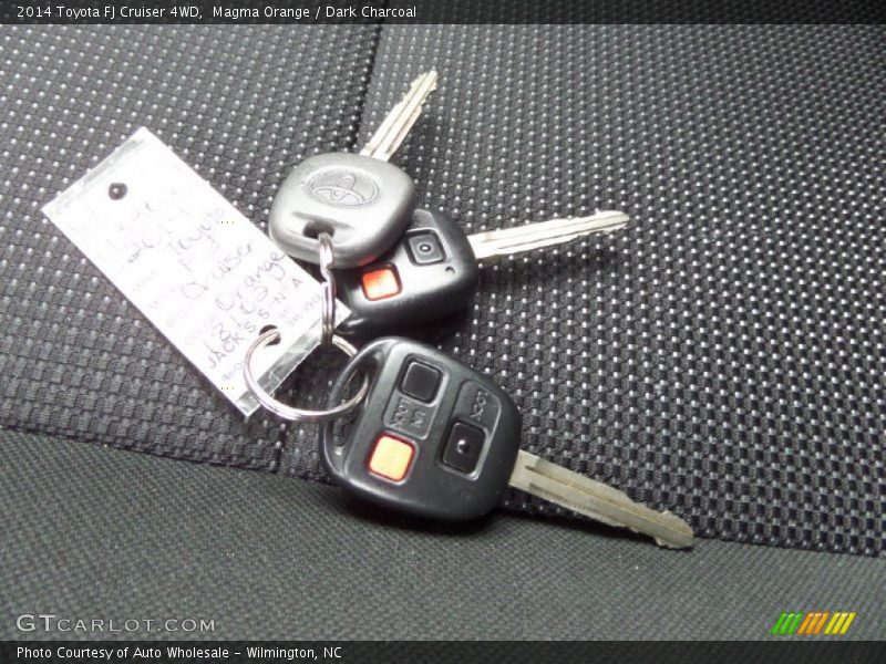 Magma Orange / Dark Charcoal 2014 Toyota FJ Cruiser 4WD