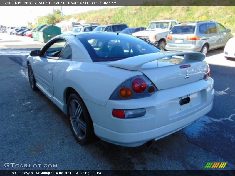 Dover White Pearl / Midnight 2003 Mitsubishi Eclipse GTS Coupe