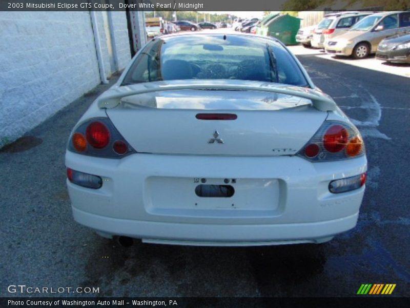 Dover White Pearl / Midnight 2003 Mitsubishi Eclipse GTS Coupe