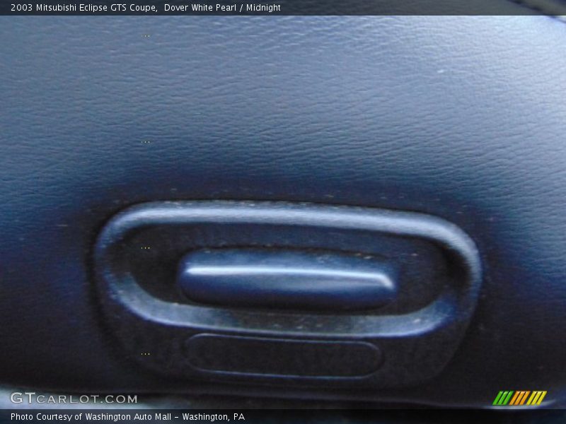 Dover White Pearl / Midnight 2003 Mitsubishi Eclipse GTS Coupe