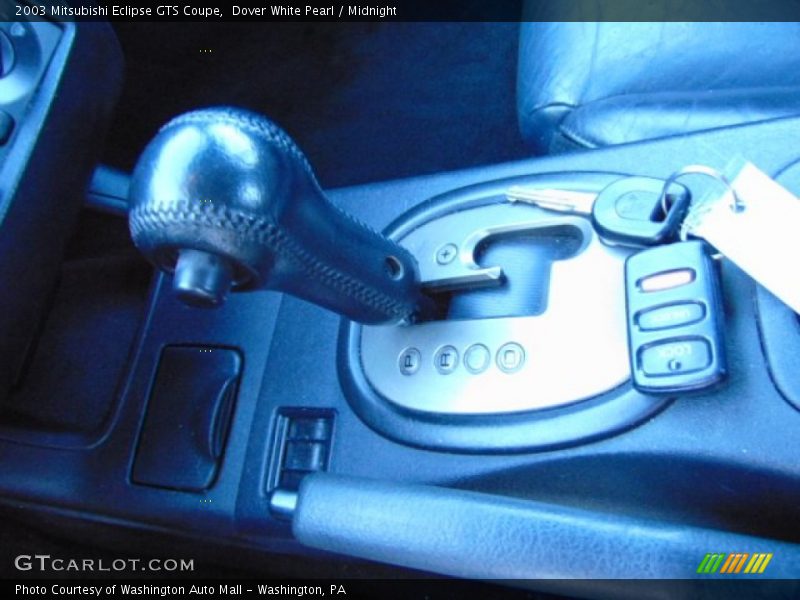 Dover White Pearl / Midnight 2003 Mitsubishi Eclipse GTS Coupe