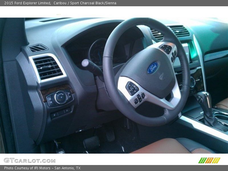 Caribou / Sport Charcoal Black/Sienna 2015 Ford Explorer Limited