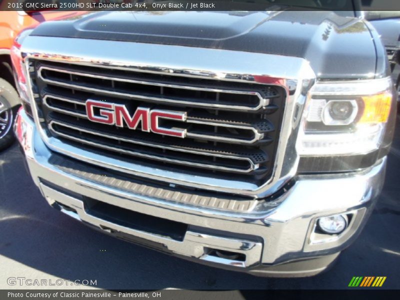 Onyx Black / Jet Black 2015 GMC Sierra 2500HD SLT Double Cab 4x4