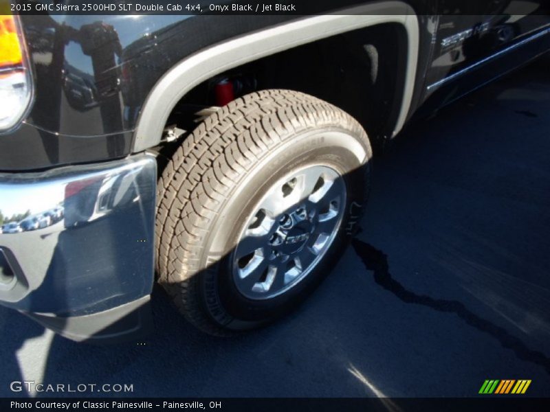 Onyx Black / Jet Black 2015 GMC Sierra 2500HD SLT Double Cab 4x4
