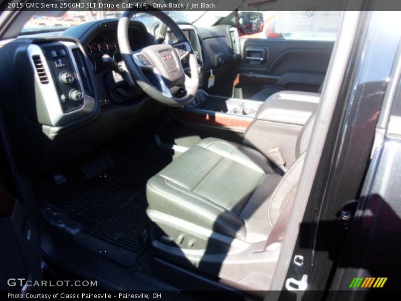 Onyx Black / Jet Black 2015 GMC Sierra 2500HD SLT Double Cab 4x4
